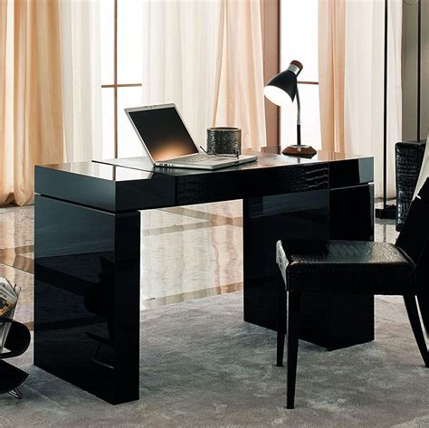 Nightfly Black Home Office Desk | Office Desks