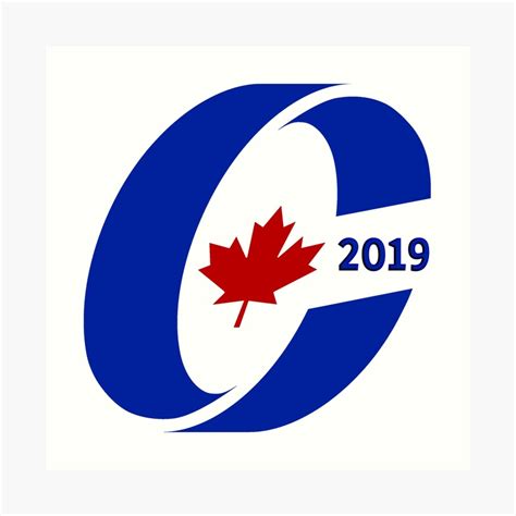 "Conservative Party of Canada 2019 Logo" Art Print by Spacestuffplus | Redbubble