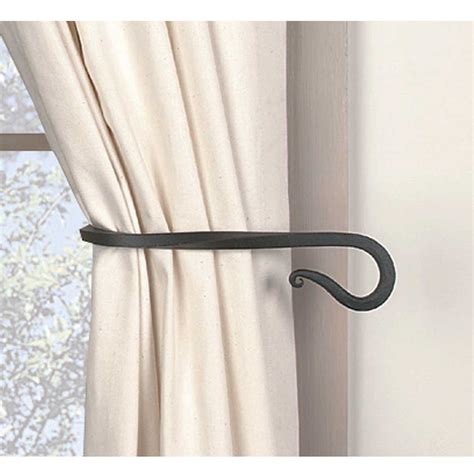 curtain tie back hooks