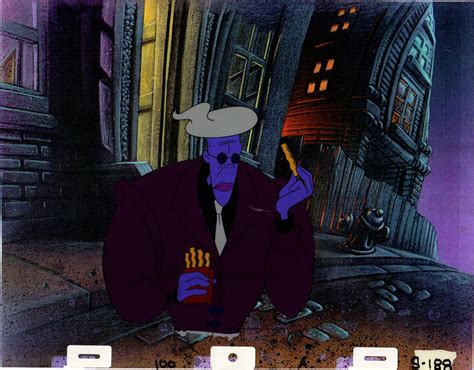 Bakshi' Cool World animation cell B, with color copy background, 1992 ...