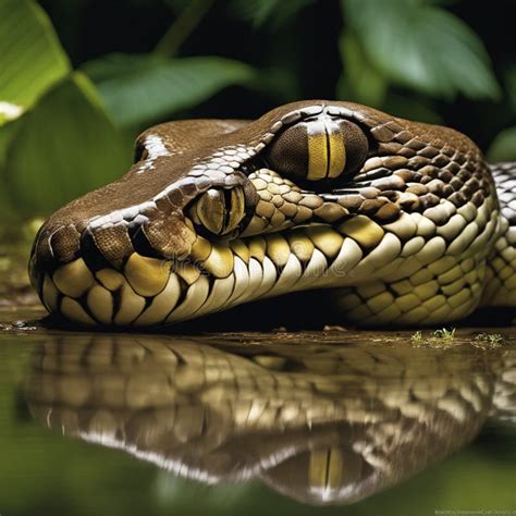 AI Images - Giant Anaconda in Amazon Forest Stock Illustration ...