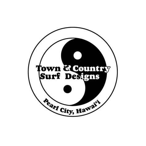 Town & Country Surfboards: 1971 Pearl City Hawai’i | Logotipo de surfe ...