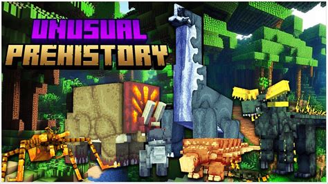 Unusual Prehistory Mod (1.20.1, 1.19.2) - Reviving Prehistoric ...