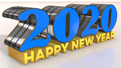 Happy new year 2020 wallpapers 3D designed high quality - MTC TUTORIALS