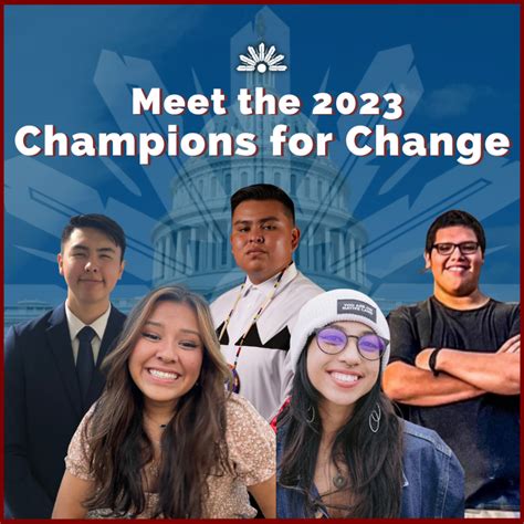 CNAY Announces 2023 Champions for Change Class - Center for Native ...