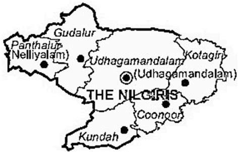 The Nilgiris District | The Nilgiris District Map