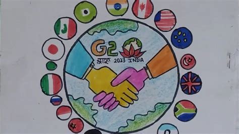 G20 India Logo Drawing | One Earth One Family One Future |G20 India ...