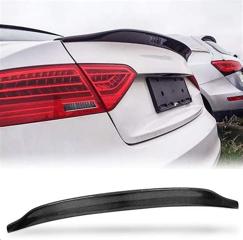 Buy JC SPORTLINE A5 Carbon Fiber Trunk Spoiler for Audi A5 2-Door B8 B8.5 Base Coupe 2008-2016 ...