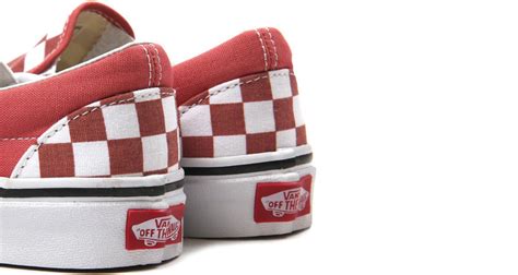 Vans Classic Slip-On "Red Checkerboard" // Available Now | Nice Kicks