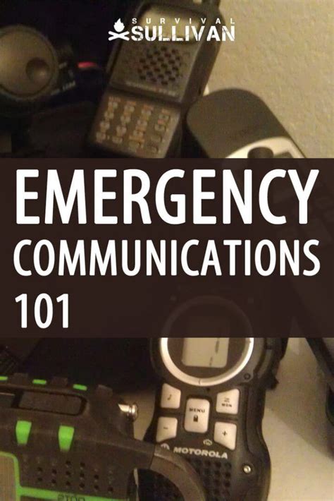 Emergency Communications 101 | Survival Sullivan | Communications, Satellite phone, Emergency