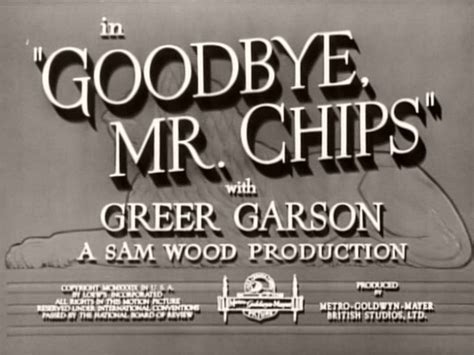 Goodbye, Mr. Chips (1939 film)