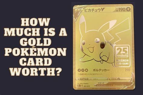 How Much Is A Gold Pokémon Card Worth? - Future Art Fair