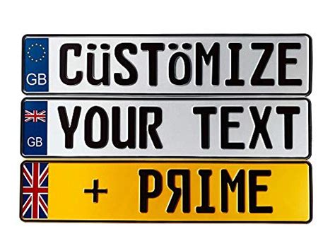 Compare Price: custom british license plate - on StatementsLtd.com