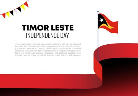 Timor Leste independence day background for celebration on May 20 ...