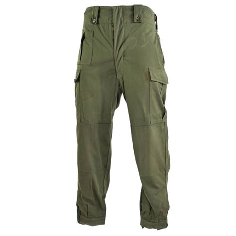 Original Belgian army field combat pants M65 olive green military pants surplus | eBay