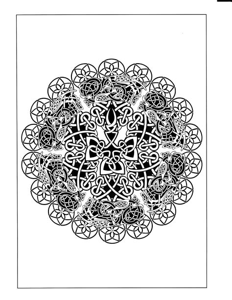 Celtic Mandala | Celtic mandala, Mandala coloring, Mandala coloring books