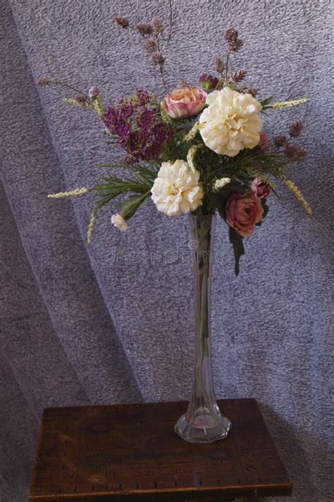 Bouquet of Artificial Flowers Stock Photo - Image of colorful, floral: 143182784