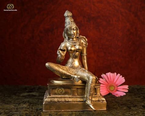 Parvati Statue Goddess Parvati Idol 26 CM Brass Devi - Etsy