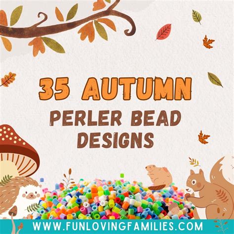 35 Autumn Perler Bead Patterns, Designs and Ideas