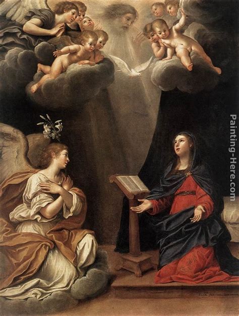 Francesco Albani The Annunciation painting anysize 50% off - The ...