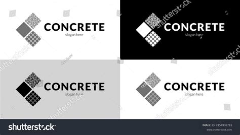 Premium Concrete Logo Vector Illustration Stock Vector (Royalty Free ...