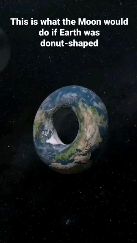 According to Law of Physics a donut shaped earth can actually exist | Pinterest