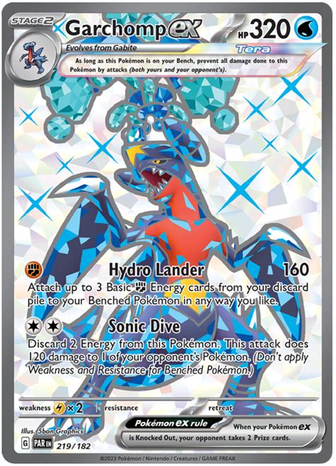 Garchomp ex - Paradox Rift #219 Pokemon Card