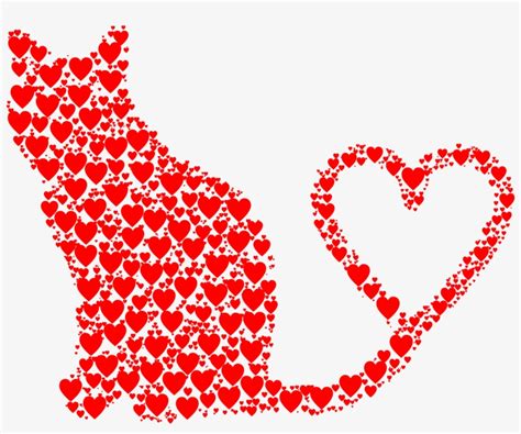 Emoji Cat Heart Eyes Png - Cat Heart Png - Free Transparent PNG ...