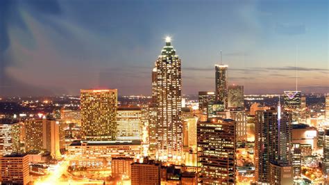 HD Atlanta Skyline Wallpaper Free Download