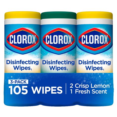 Clorox Disinfecting Wipes (105 Count Value Pack), Bleach Free Cleaning ...