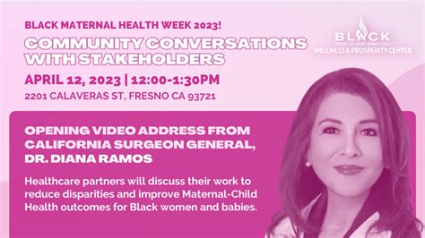 Black Maternal Health Week: Community Conversations with Stakeholders – Black Infant Health