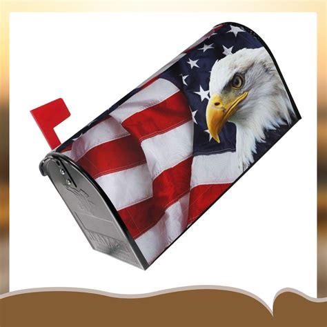 BOHEMIAN HOUSE OF ESPRESSO + CHAI American Flag Mailbox Cover | Wayfair