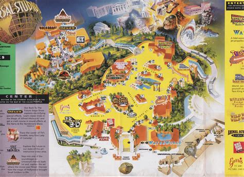 Dug up another old map, this time from Universal Studios Hollywood ...