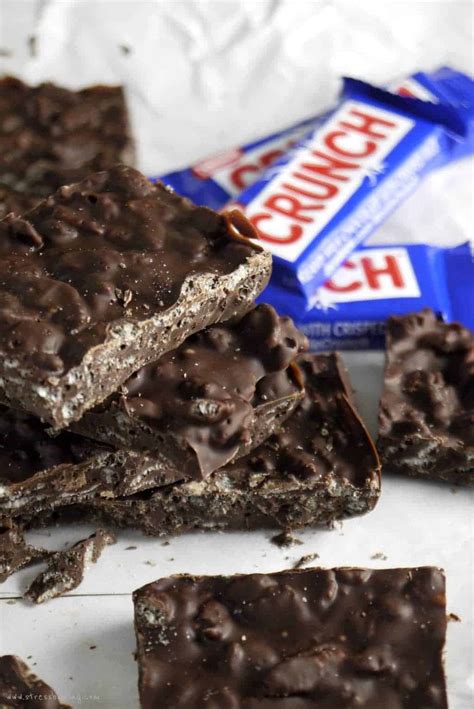 2-Ingredient Chocolate Crunch Bars (Nestle Crunch Bar Copycat Recipe ...