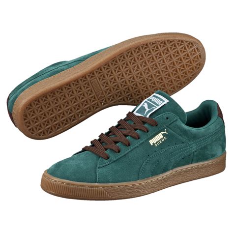 Lyst - PUMA Suede Classic Casual Men's Sneakers in Green for Men