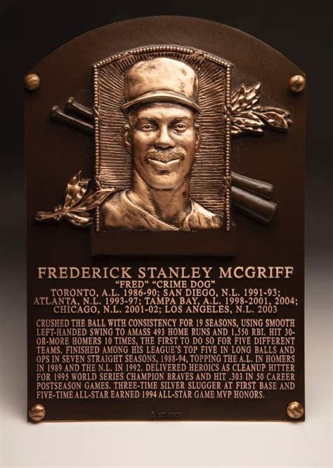 The official plaques of the 2 newest Baseball Hall of Famers! : r/baseball