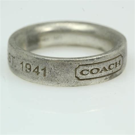 Sterling Silver 7.4 Coach Ring | Property Room