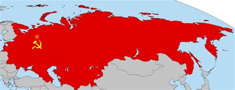 Soviet Union Flag Map by LtAngemon on DeviantArt