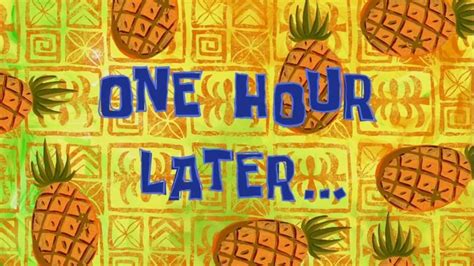 One Hour Later Meme Download From SpongeBob - Memes