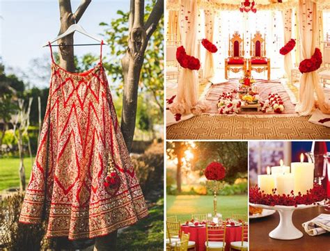 Trending Red, White and Gold Wedding Theme Ideas for 2016 | Bridal Look | Wedding Blog