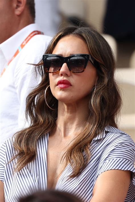 Jessica Alba - French Open Roland Garros 2023 in Paris 06/10/2023 • CelebMafia