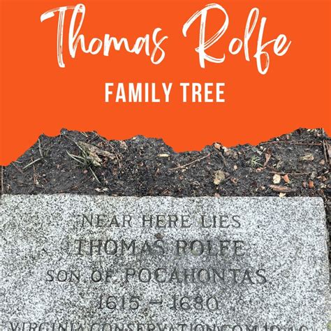 Thomas Rolfe Family Tree and Descendants - The History Junkie