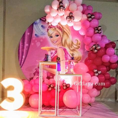 Book Barbie Theme Birthday Decoration