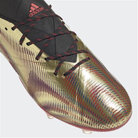 Adidas Nemeziz Messi.1 FG Showpiece - Gold Metallic / Scarlet / Core Black - Football Shirt ...