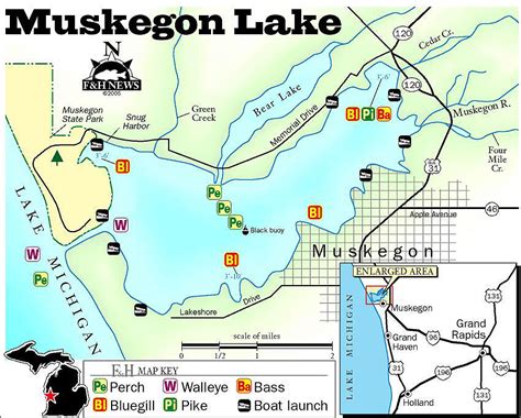 Muskegon Lake, Michigan