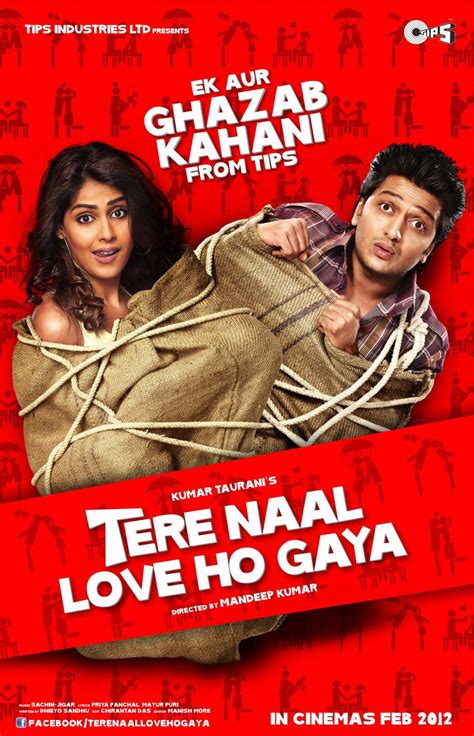 Tere Naal Love Ho Gaya (#1 of 5): Extra Large Movie Poster Image - IMP ...