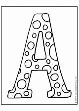 Printable Coloring Alphabet Letters sketch template