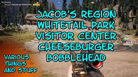 Far Cry 5 Jacob's Region Whitetail Park Visitor Center Cheeseburger Bobblehead - YouTube