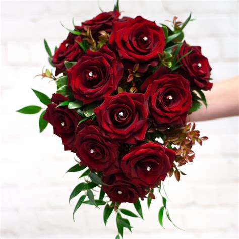 Red Rose Wedding Bouquet – Brown’s The Florist BD Canada