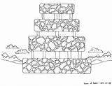 Grow Wild My Child Babels Tower Free pop up coloring Page Printable sketch template